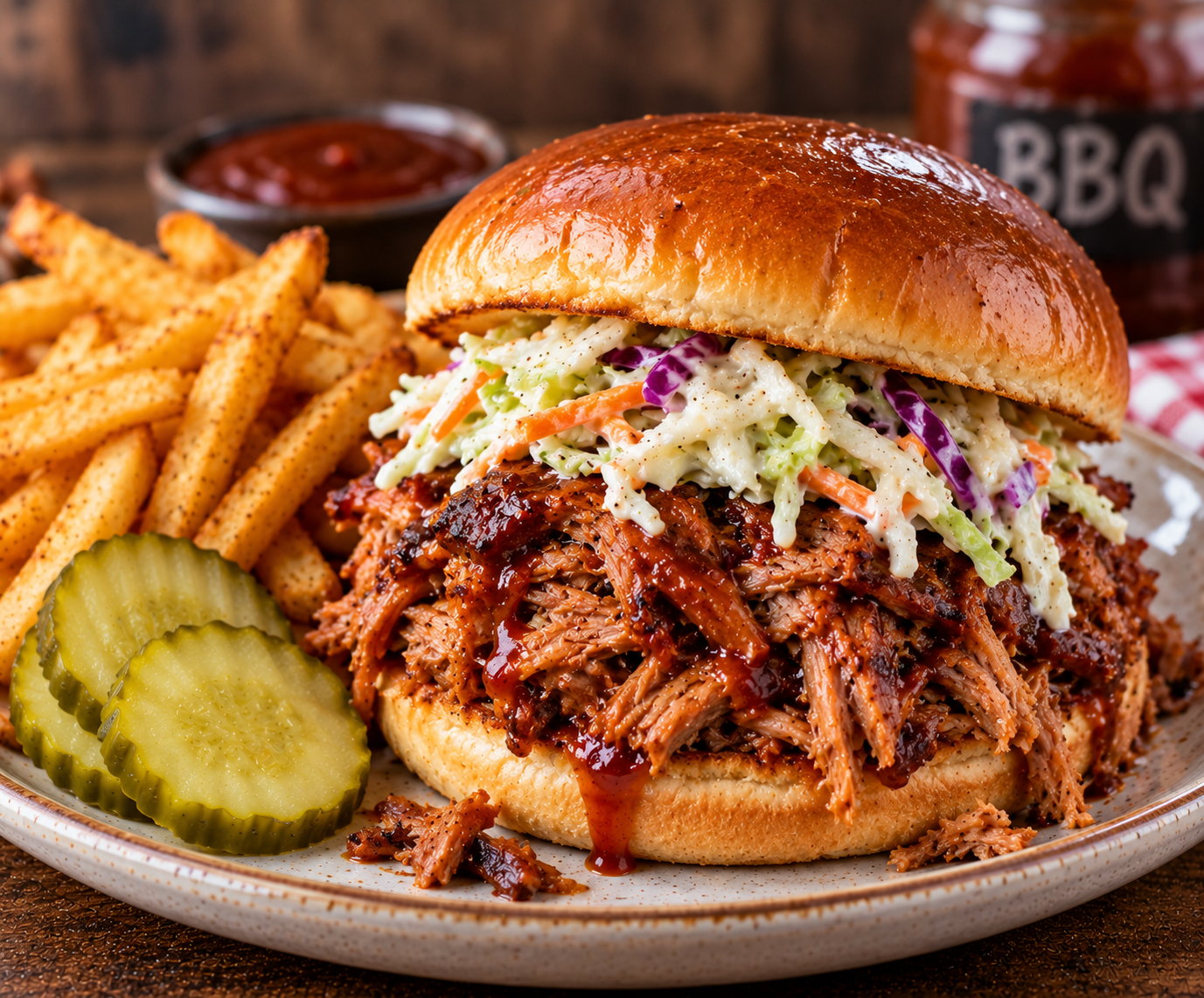 BBQ Pulled Pork Sandwich