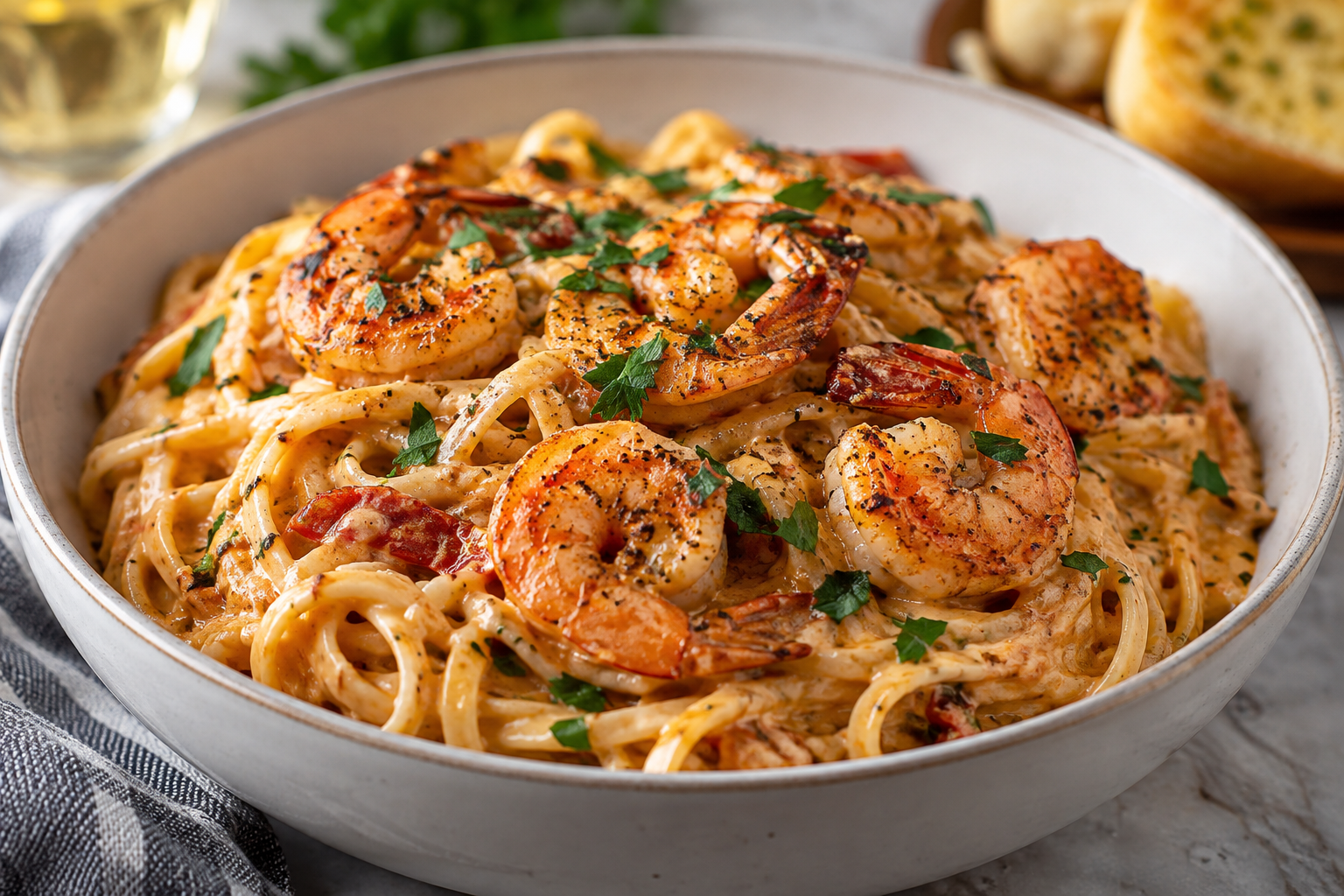 Cajun Shrimp Pasta