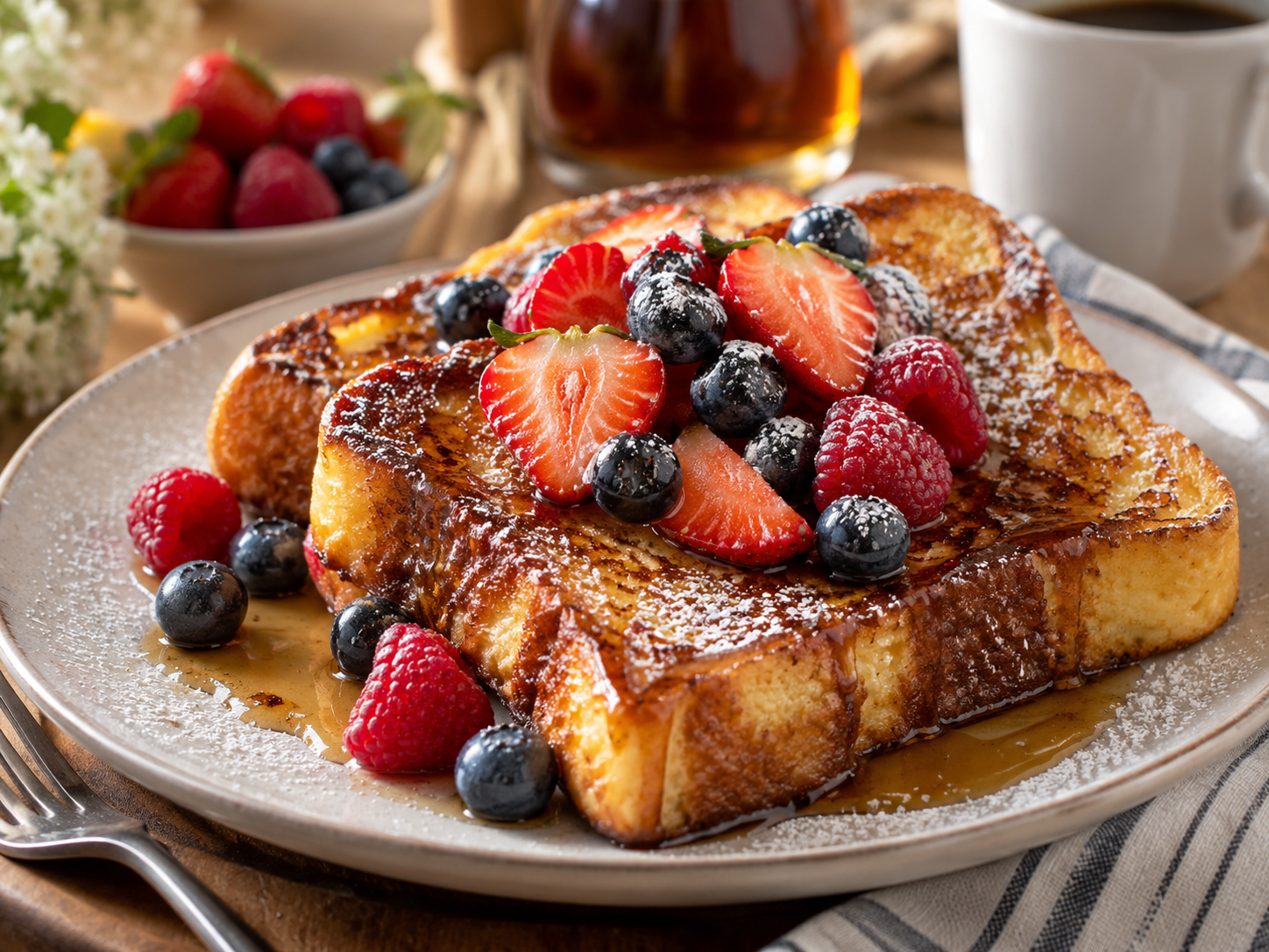 French Toast with Maple Berries