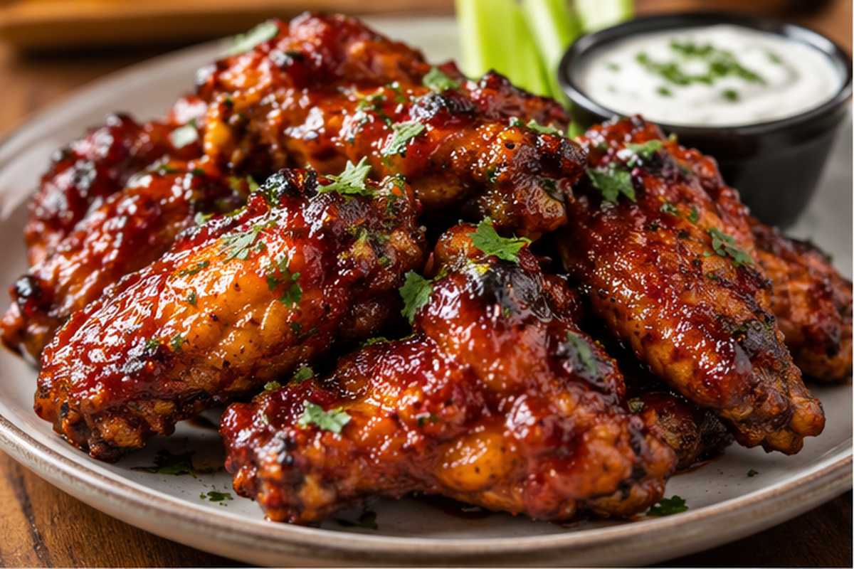 Sticky BBQ Wings