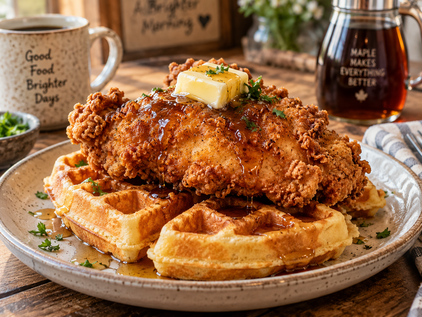 Chicken and Waffles