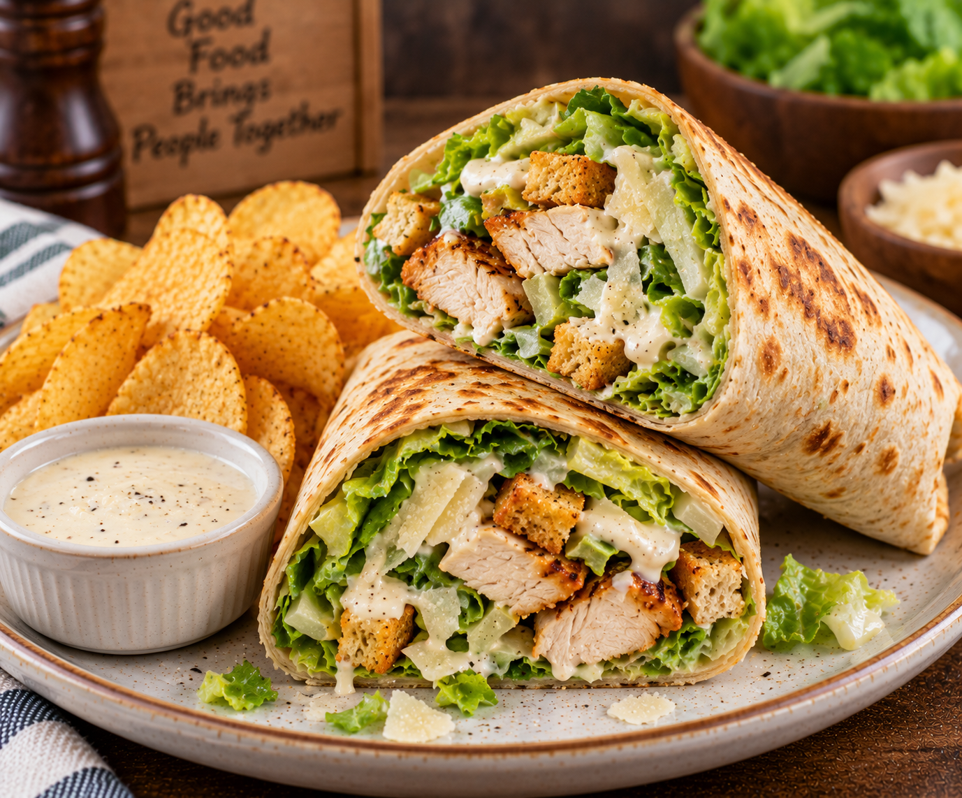 Chicken Caesar Wrap