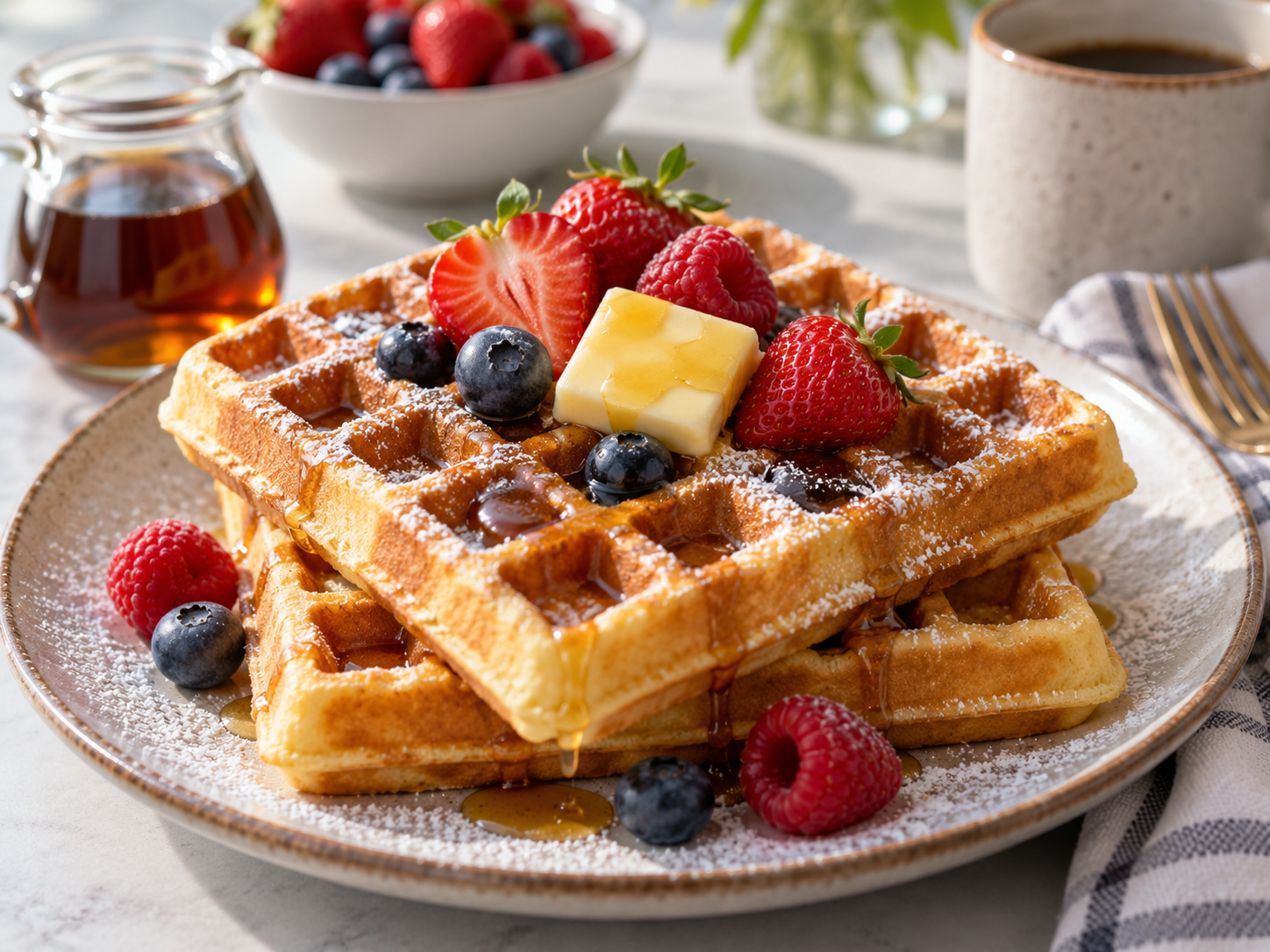 Classic Belgian Waffles