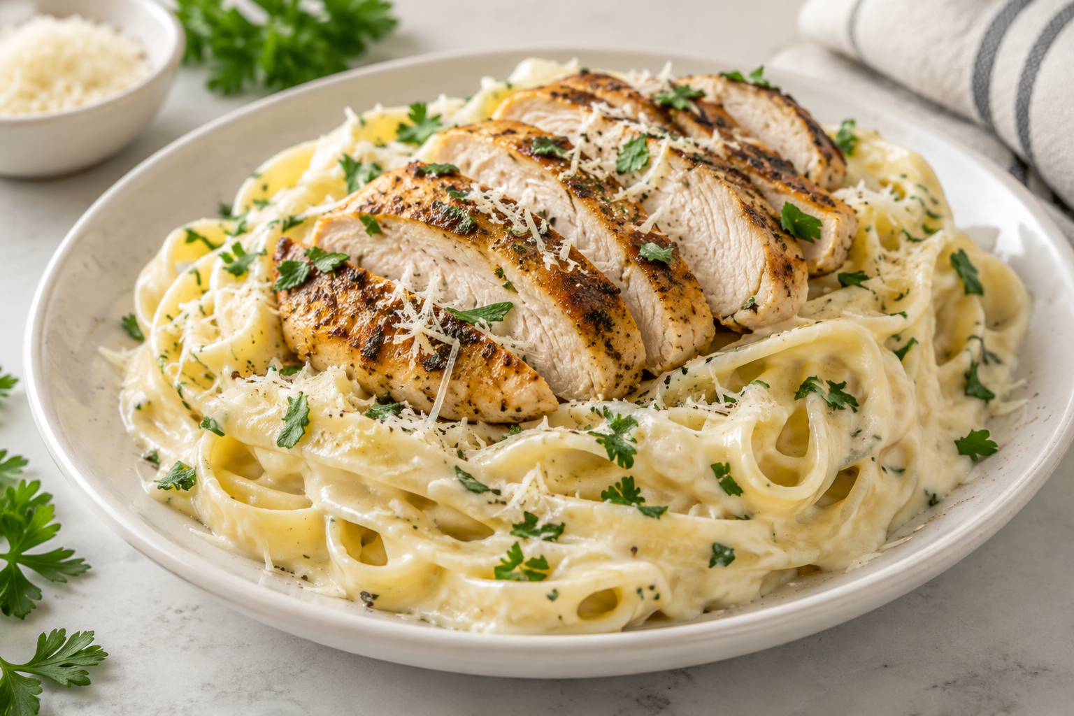 Creamy Chicken Alfredo