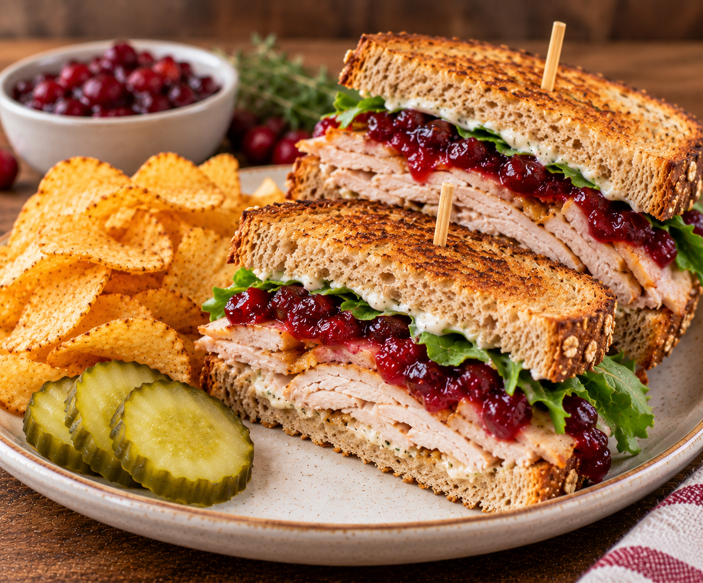 Turkey Cranberry Sandwich